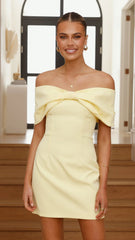 Mia Mini Dress - Yellow