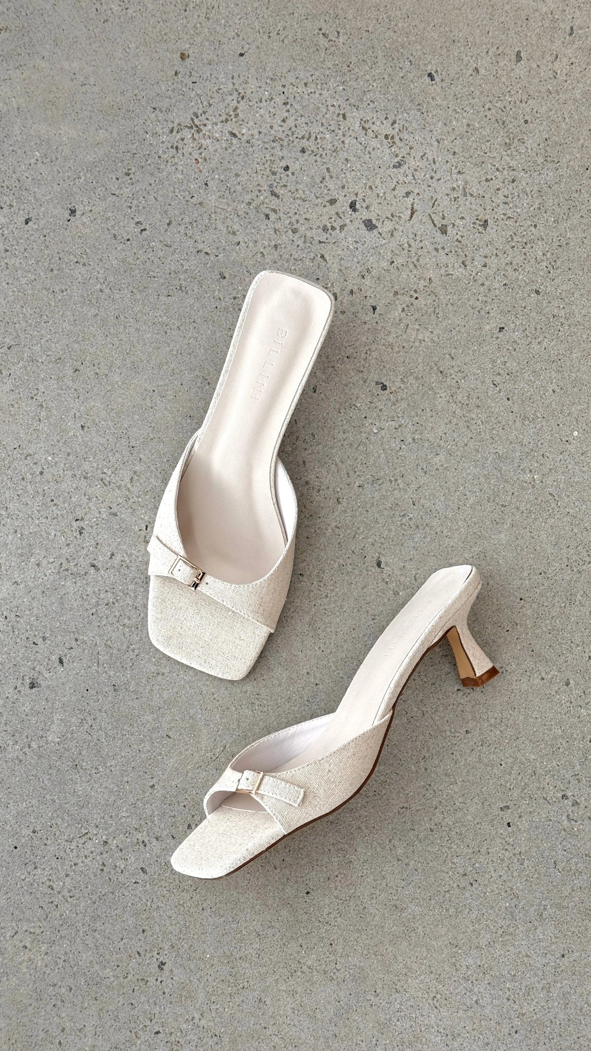 Tilden Heel - Wheat Linen