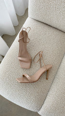Octans Heels - Latte Patent